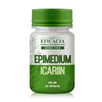Epimedium Icariin 500mg, Composto Premium - 60 Cápsulas